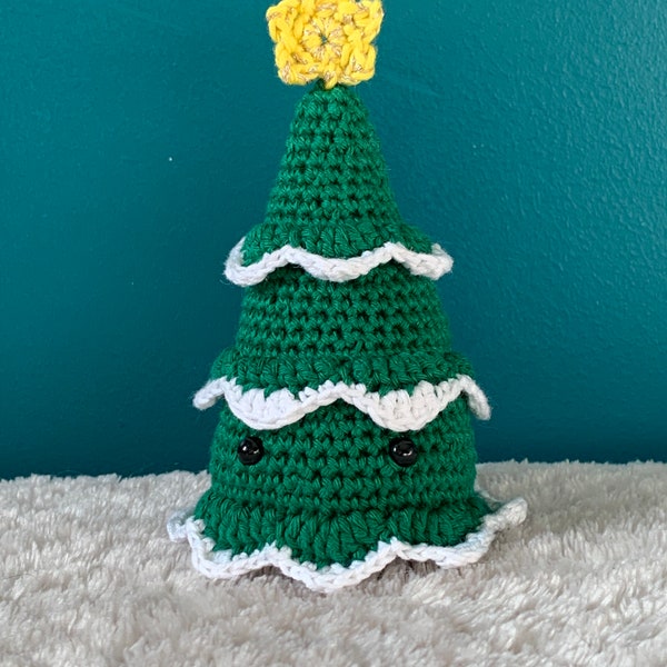 Sapin au crochet petit modèle