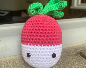 Crocheted radish