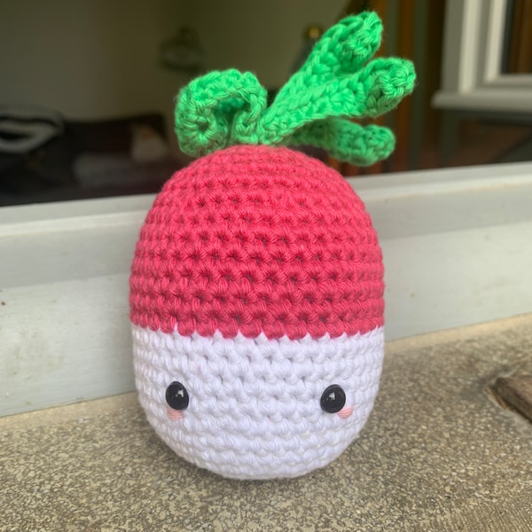 Crochet Radish Etsy