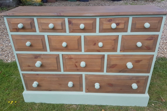 Sold Sold Vintage Merchants Chest Of Drawers Narrow Etsy