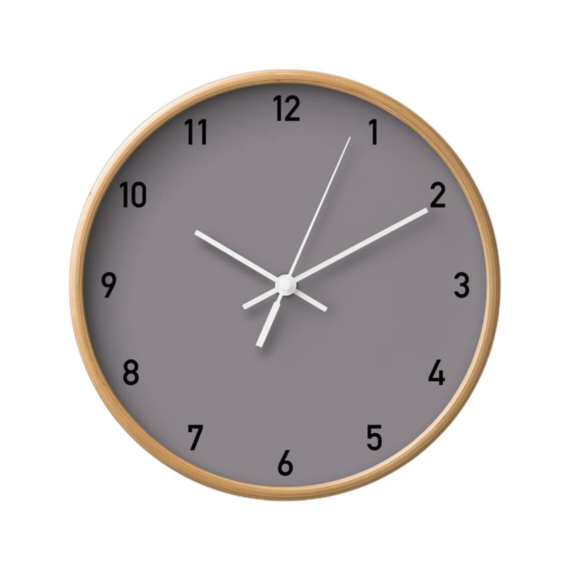 Numbers Wall Clock. Silver Nordic Classic Neutral Color - Etsy