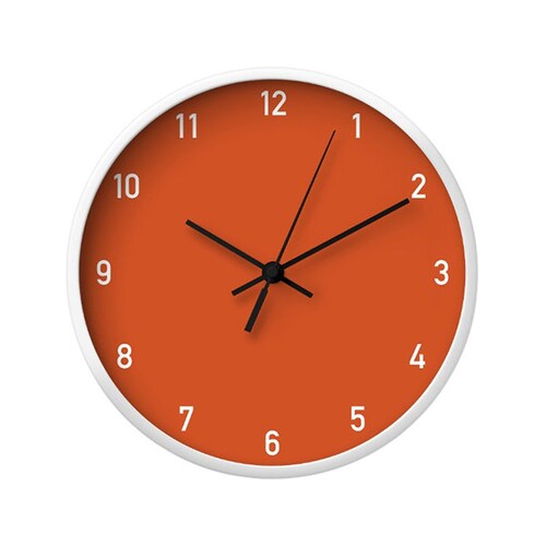 Objectify Orange Wall Clock - Etsy