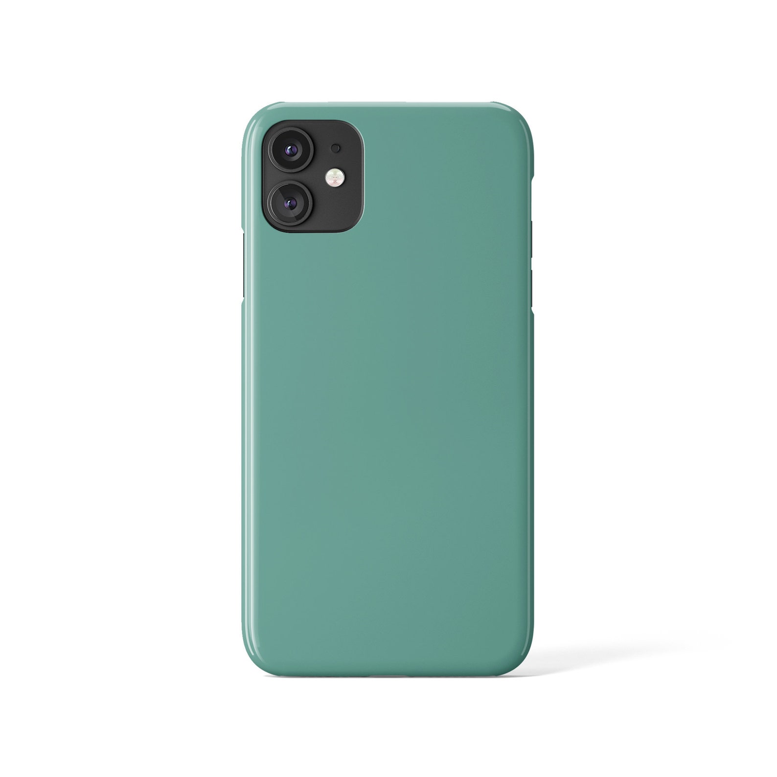 Emerald Color Phone Case Solid Block Plain Green Etsy