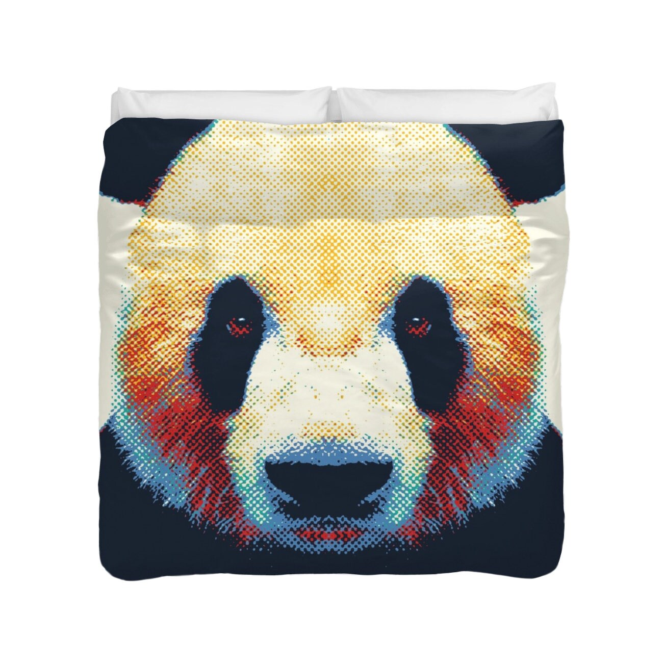 Panda Duvet Cover / Comforter Colorful Animals. Colored Etsy