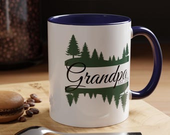 Taza personalizada para abuelo / Taza de café para recién nacidos / Taza sentimental para abuelo