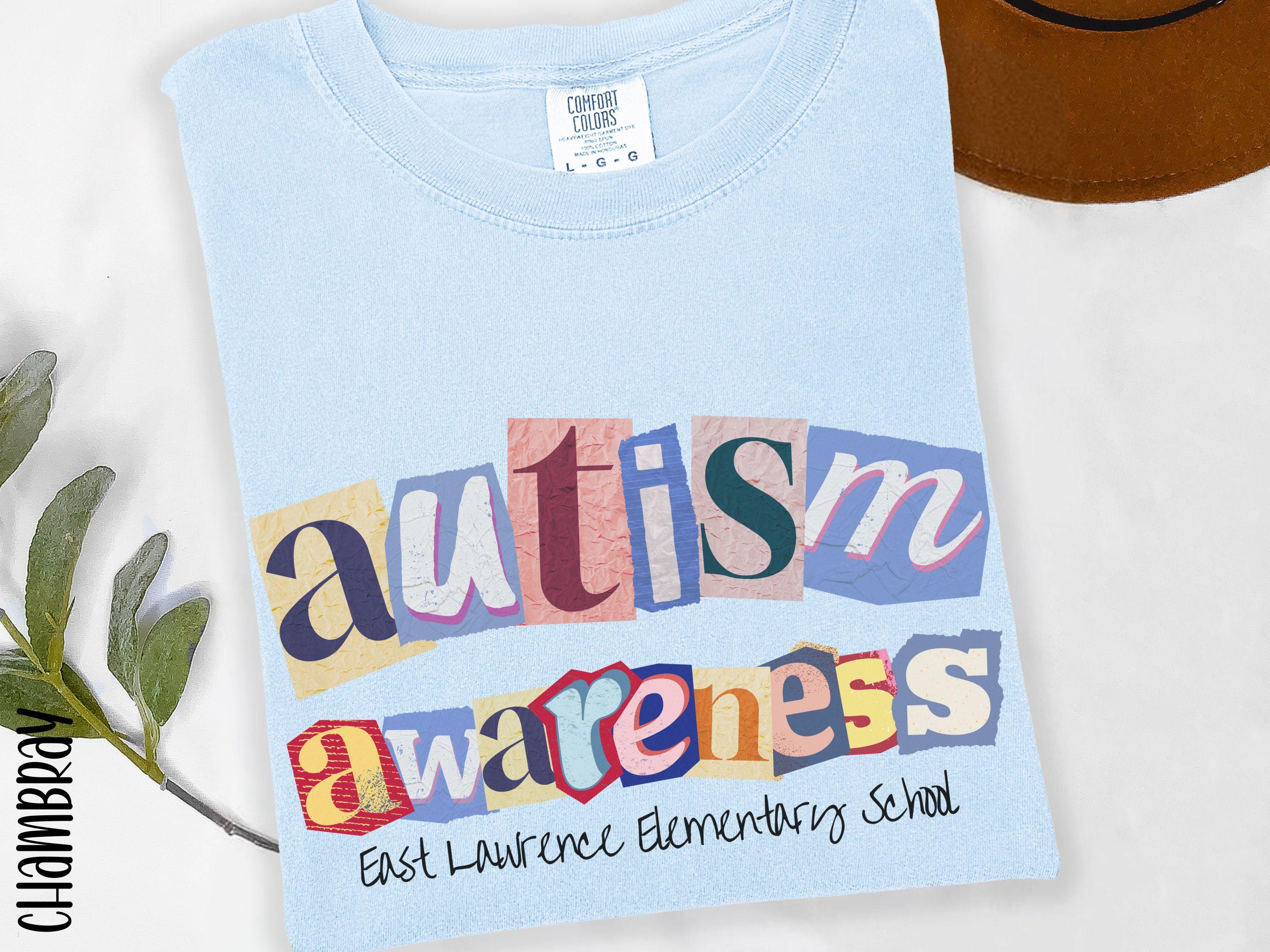 Comfort Colors T-shirt or Sweatshirt Personalized Autism Awareness ...
