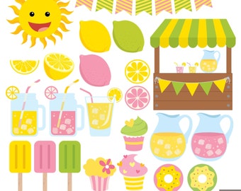 Fresh Lemonade Digital Clipart