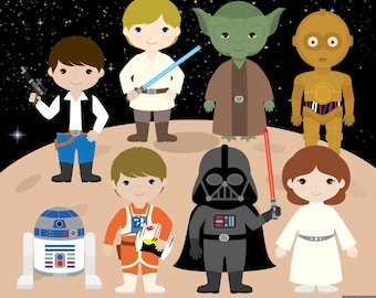 Clipart numérique Star Wars