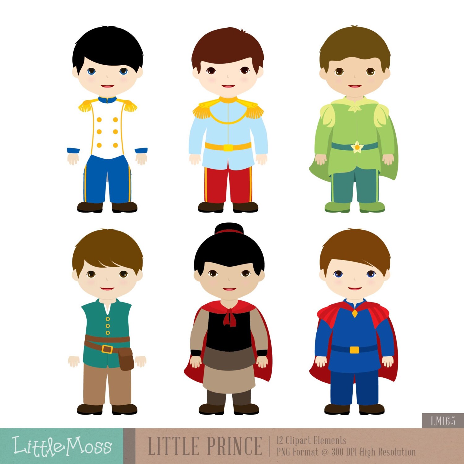 Little Prince Digital Clipart 1 | Etsy