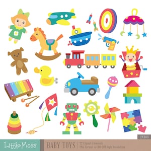 Baby Toys Digital Clipart