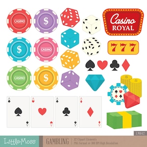 Gambling Digital Clipart