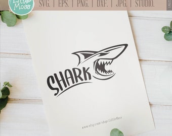 Shark SVG Clipart: Cricut & Silhouette Cut File (Digital Download)