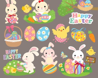Happy Easter Digital Clipart