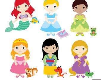 Little Princess Digital Clipart 1