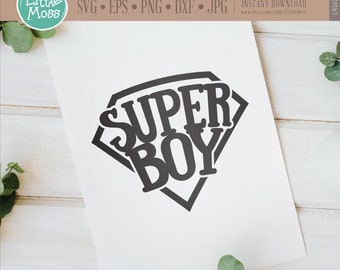 Super Junge SVG: Babyparty Cricut-Datei (Digitaler Download)