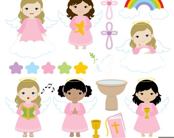 Little Angels Digital Clipart