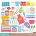 Baking Digital Clipart 