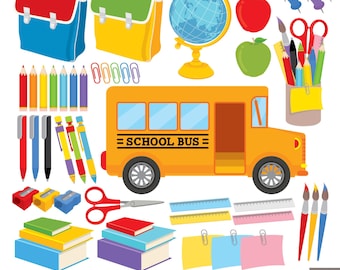 Back To School Digital Clipart