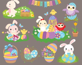 Happy Easter Digital Clipart