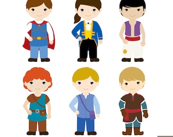 Little Prince Digital Clipart 2