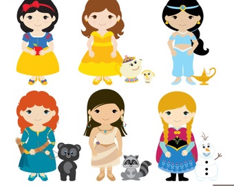 Little Princess Digital Clipart 2