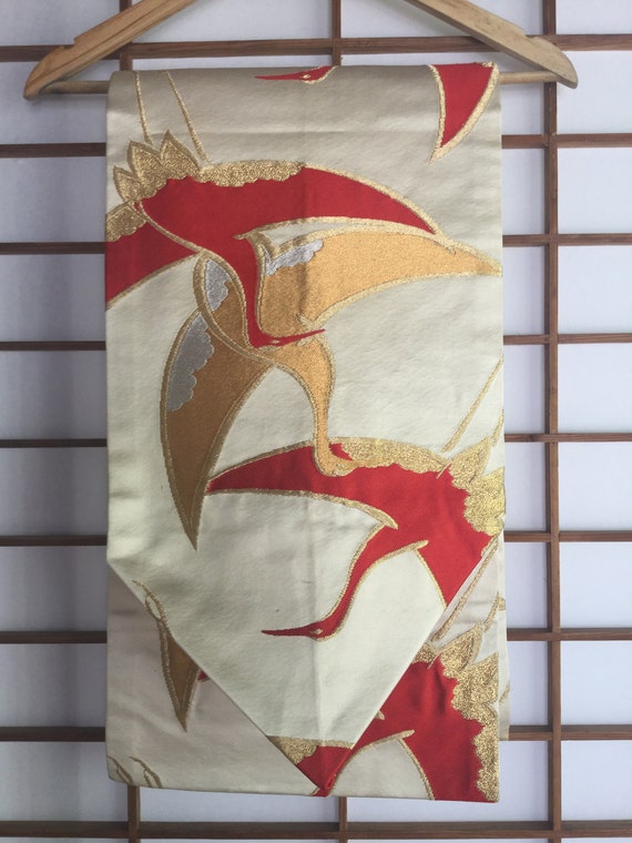 Nagoya Obi Belt, Kimono Belt, Traditional Japanes… - image 3
