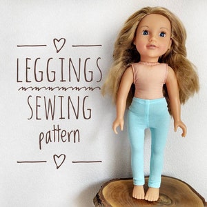 Leggings for 18 inch Sewing pattern, Pattern Doll Clothes, Doll Casual Clothes