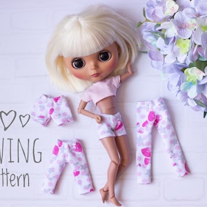 Blythe sewing pattern, short, pants, leggings, capri pattern, 4 in 1