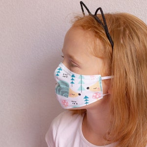 Sewing Children Mask Patterns 5 Size Washable Face Mask | Etsy
