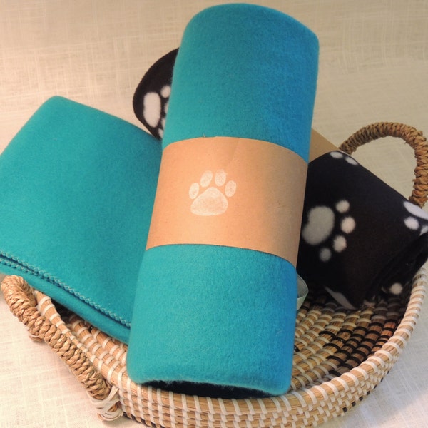 Fleece Pet Blanket - Deep Teal