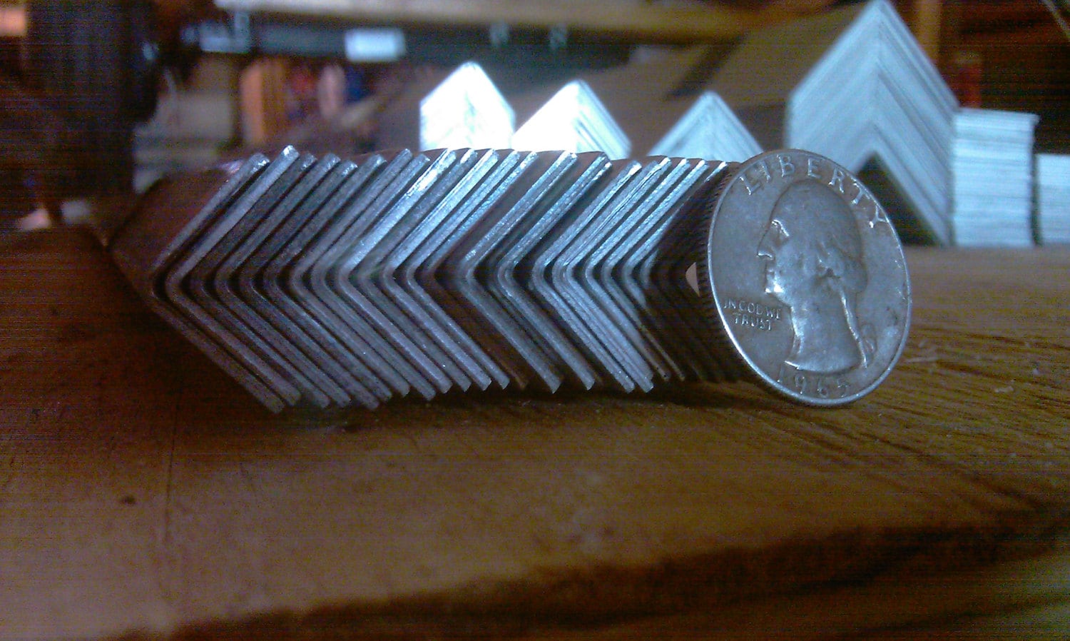 Aluminum Diamond Plate Angle .062 x 1 x 4 x 48 in Offset 3003 UAAC