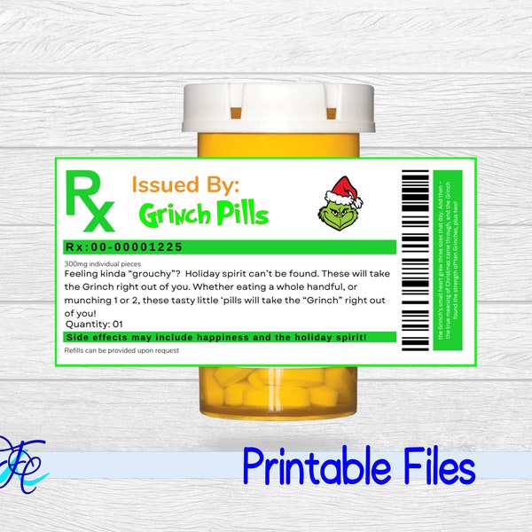 Pill Bottle - Etsy