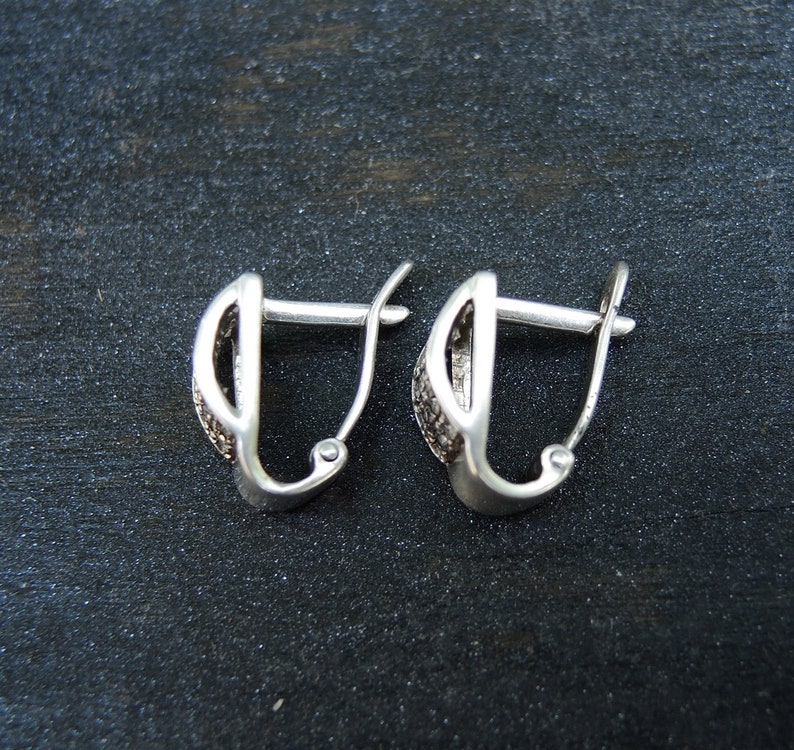 Hexagon jewelry on every day Delicate birthstone sterling silver earrings Multi stone earrings
