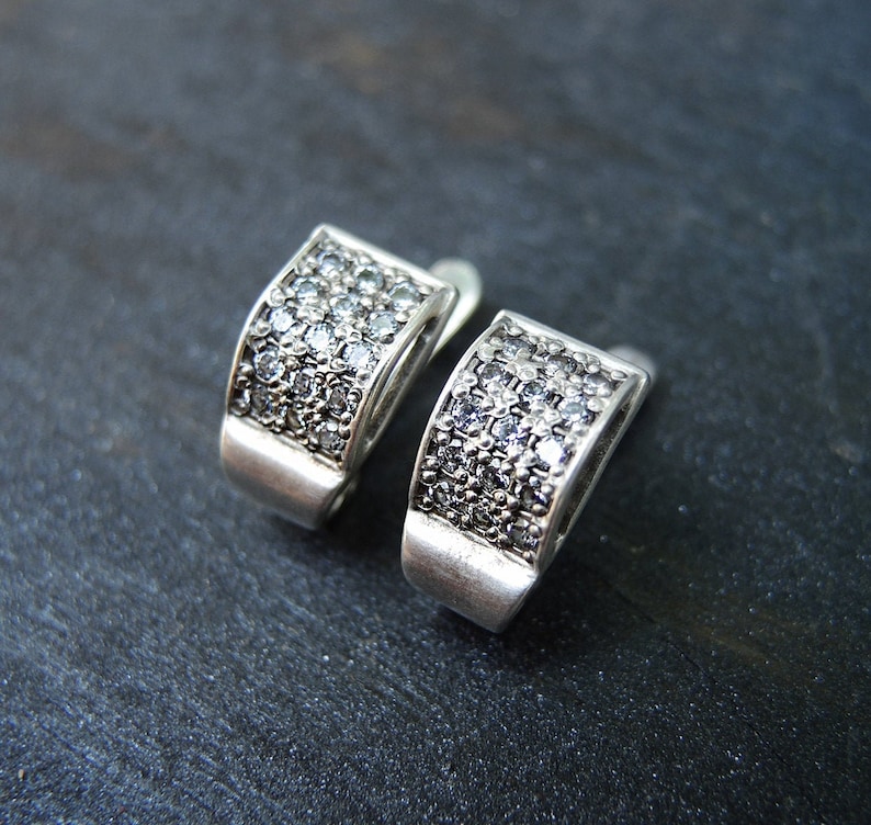 Hexagon jewelry on every day Delicate birthstone sterling silver earrings Multi stone earrings