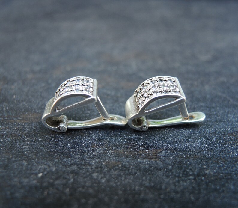 Hexagon jewelry on every day Delicate birthstone sterling silver earrings Multi stone earrings