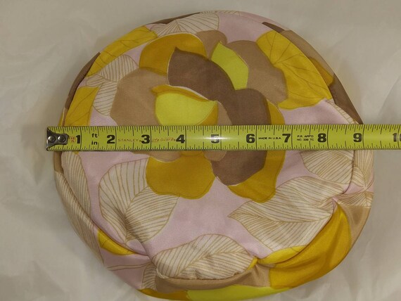 Rare Find 1960's Neiman Marcus Satin Floral Beret… - image 9