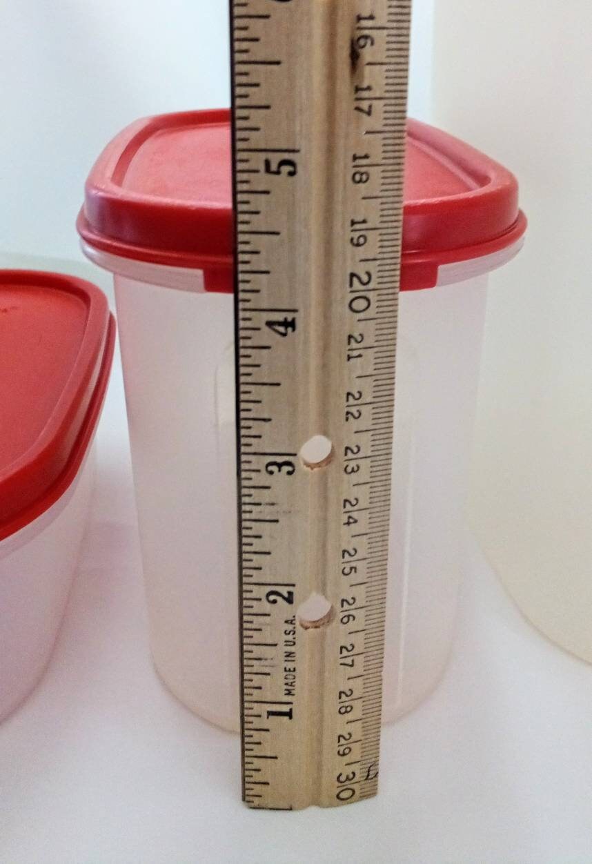 Vintage Tupperware Stackable Storage Containers With Lids - Etsy