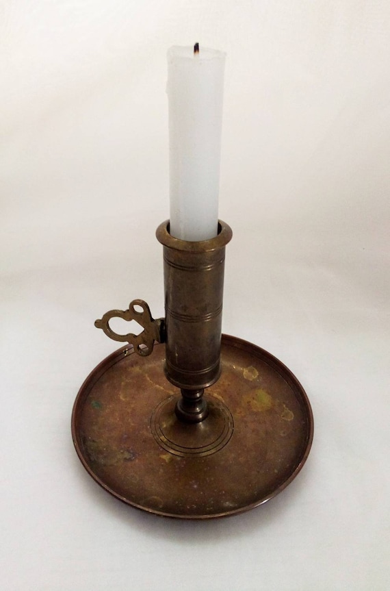 【SALE】 Vintage Skultuna Holder Candle Adjustable Brass Solid 1607 アンティーク雑貨