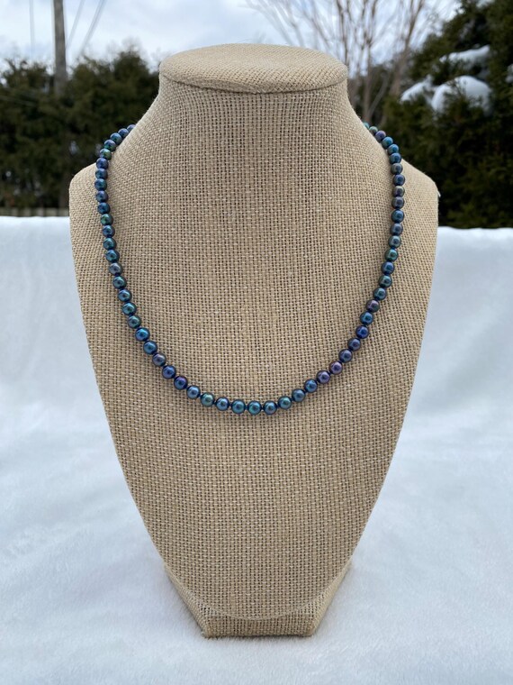 Collier De Perles D'eau Douce Naturelles - Longueur 45 Cm - Neuf Sans Emballage
