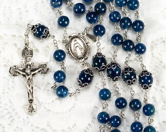 Hessonite Garnet Catholic Rosary Handmade Gift for Women | Etsy