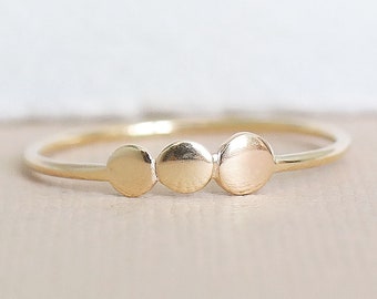 Solid Gold Ring, Dainty Ring, Gold Stacking Ring, Gold Jewelry, Boho Ring, 9ct Gold Ring, 9ct Gold Band, Gold Wedding Band