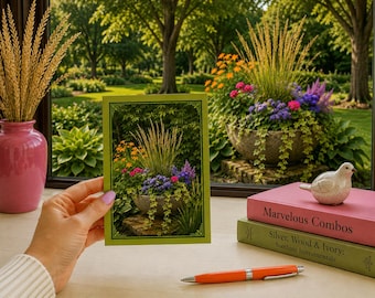 Wittenberg Gardens Greeting Card - Marvelous Combo Blank 5 x 7 with Gift of Music