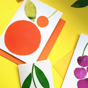 Fruchtige Lieblings Monoprint Karten