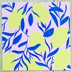 Print illustration carrée Have a lemonade !