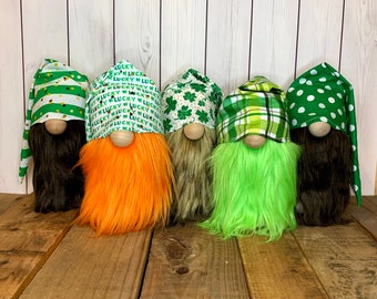 Handmade Interchangeable Gnome - Gnomies  - St Patricks Day Hats Only