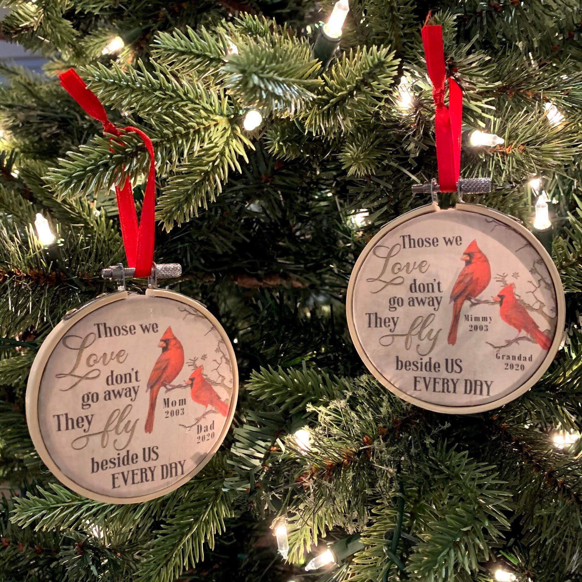 personalized memorial ornaments