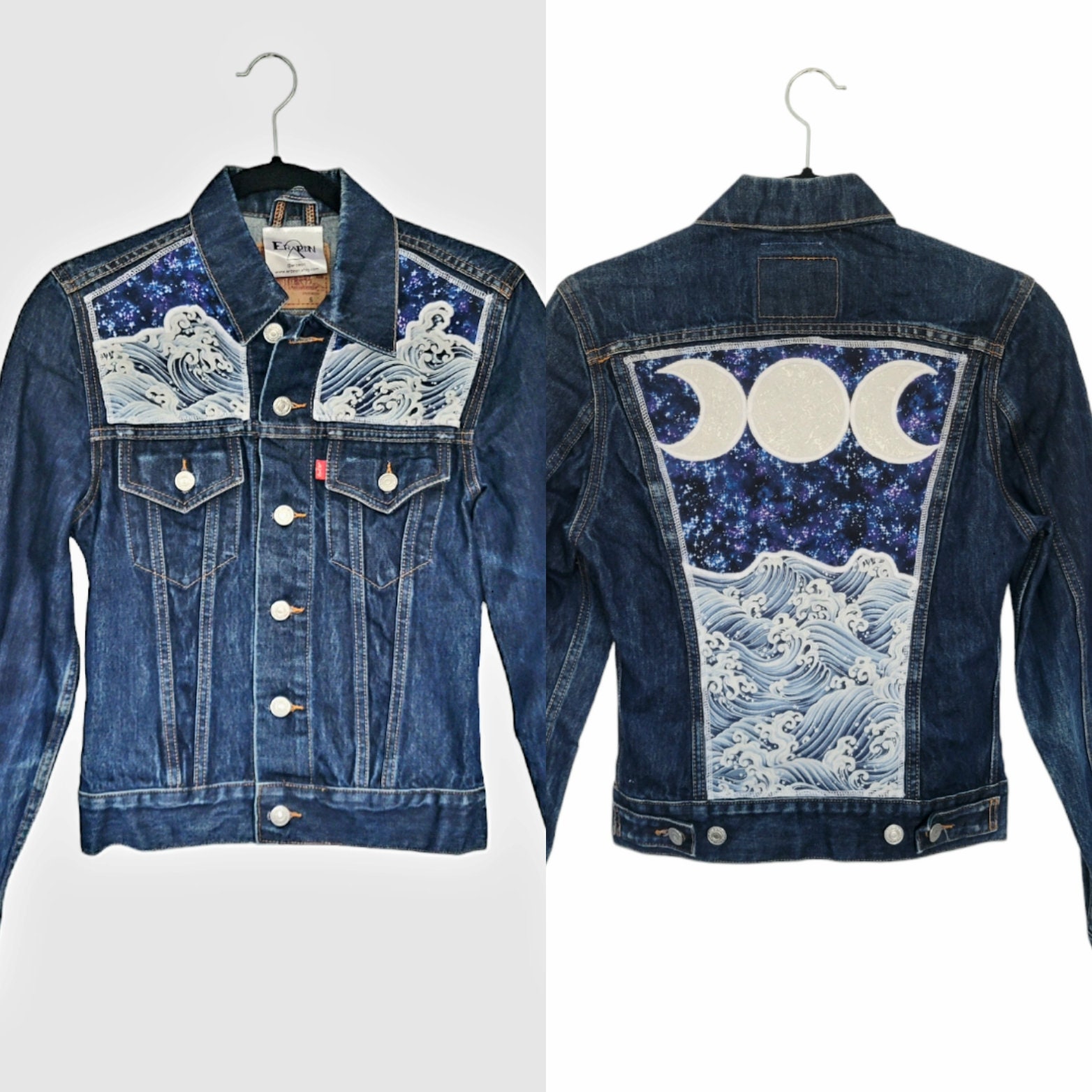 ジャケット・アウター jose moon OVER DENIM JACKET JOSE MOON（ジョゼムーン）の「OVER DENIM JACKET with PEARL