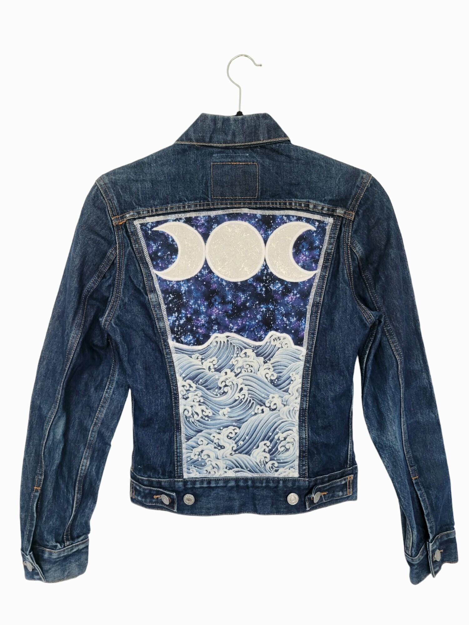 ジャケット・アウター jose moon OVER DENIM JACKET JOSE MOON（ジョゼムーン）の「OVER DENIM JACKET with PEARL