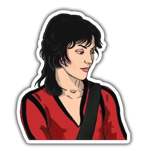 Joan Jett Sticker - Waterproof Sticker / The Runaways Sticker / Classic Rock Stickers / Punk Stickers / Music Lover Gift / Laptop Stickers