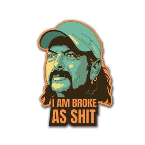 Tiger King Sticker - Joe Exotic Sticker / Laptop Sticker / Funny Stickers / Tiger Sticker / Birthday Gift / Redneck Sticker/ USA Sticker